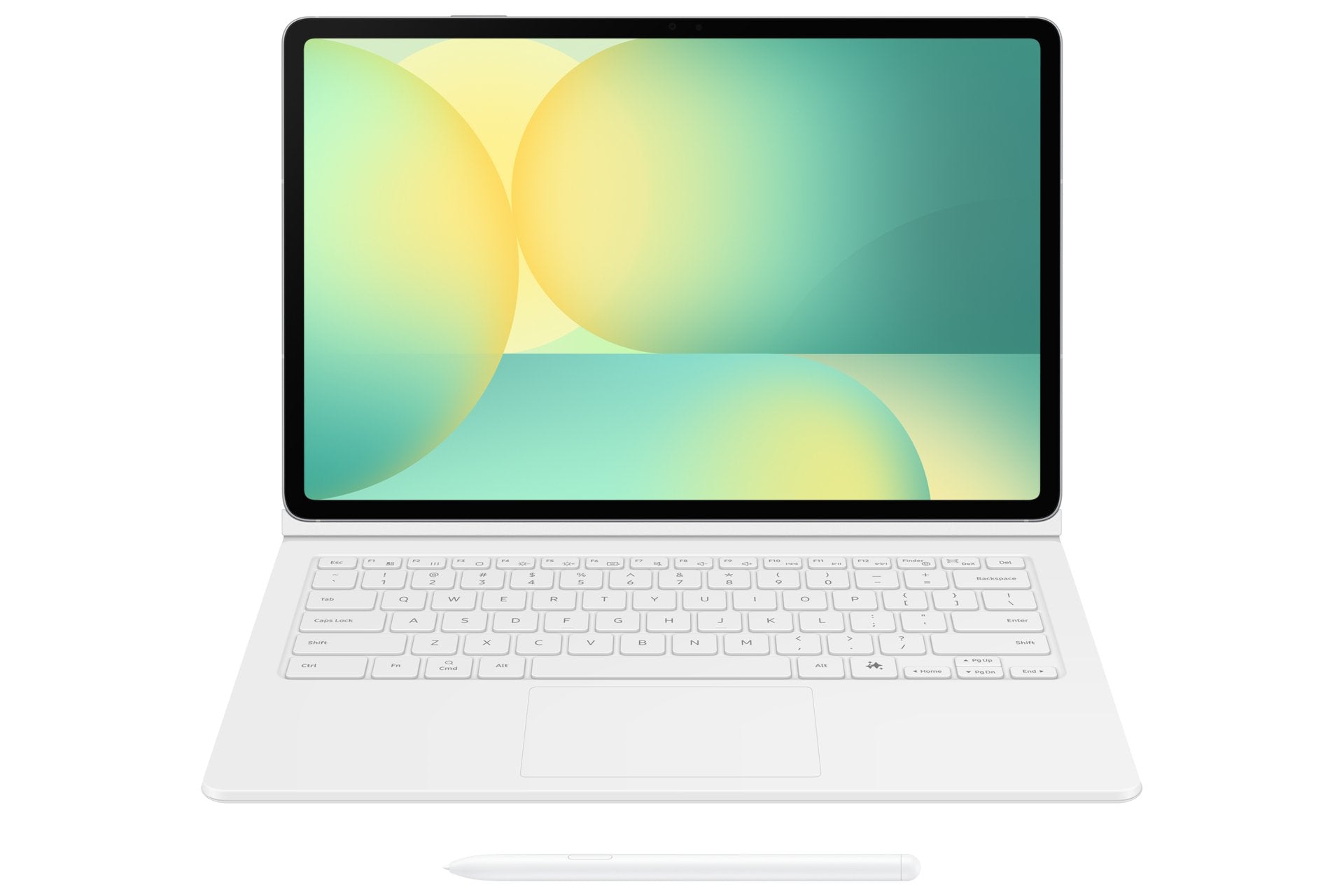 EAN 8806097333210 - Samsung EF-DX625 QWERTZ Alemán Pogo pin Blanco imagen 9