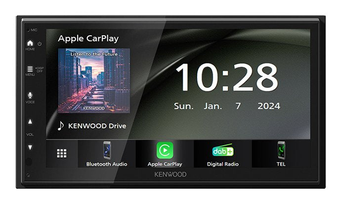 EAN 0019048240620 - Kenwood DMX6523DABS receptor multimedia para coche Negro Wifi Bluetooth imagen 2