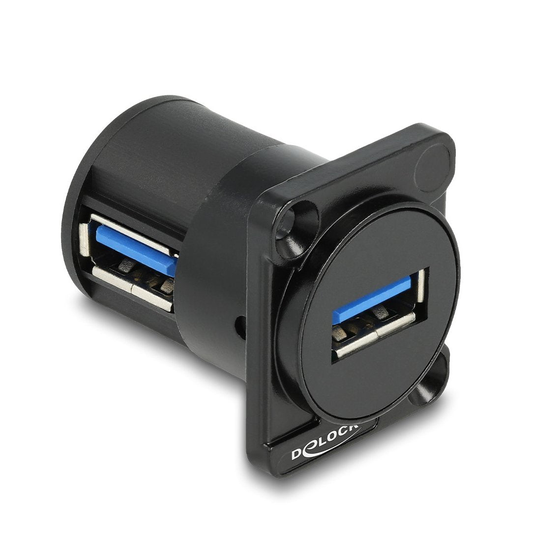 Delock 88059 Módulo Type-D Usb 2.0 Tipo-A Hembra A Hembra Con Un Ángulo De 90°