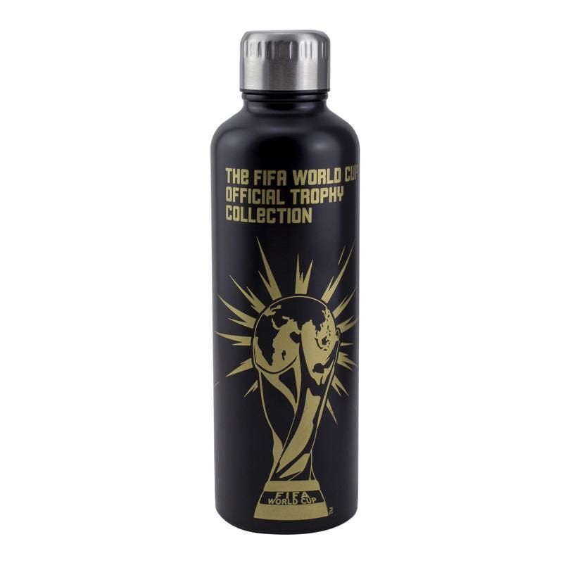 Paladone Pp10275fi Bidón De Agua Uso Diario 500 Ml Acero Inoxidable Negro