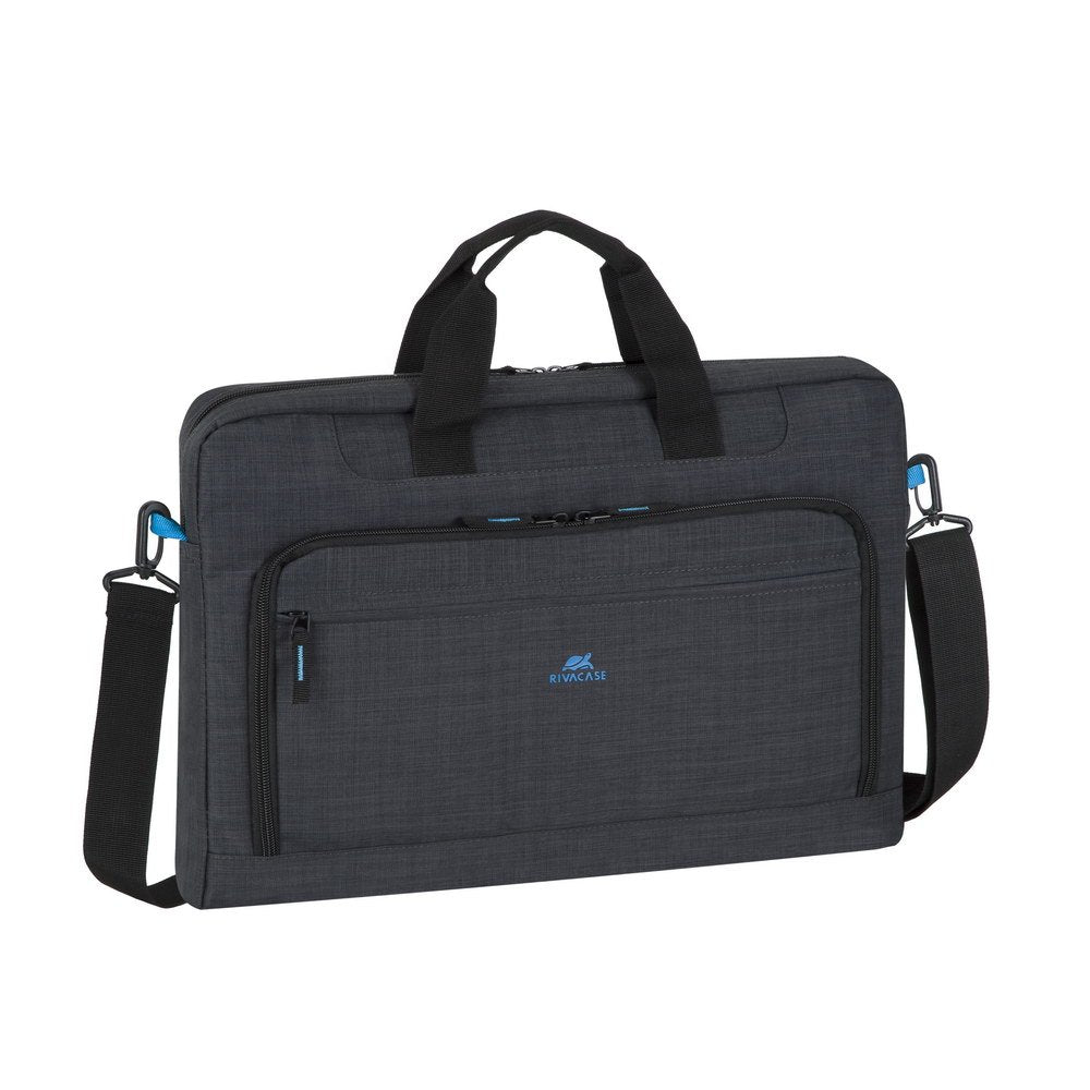 Rivacase Regent 8058 Maletines Para Portátil 43,9 Cm (17.3") Bandolera Negro, Cian