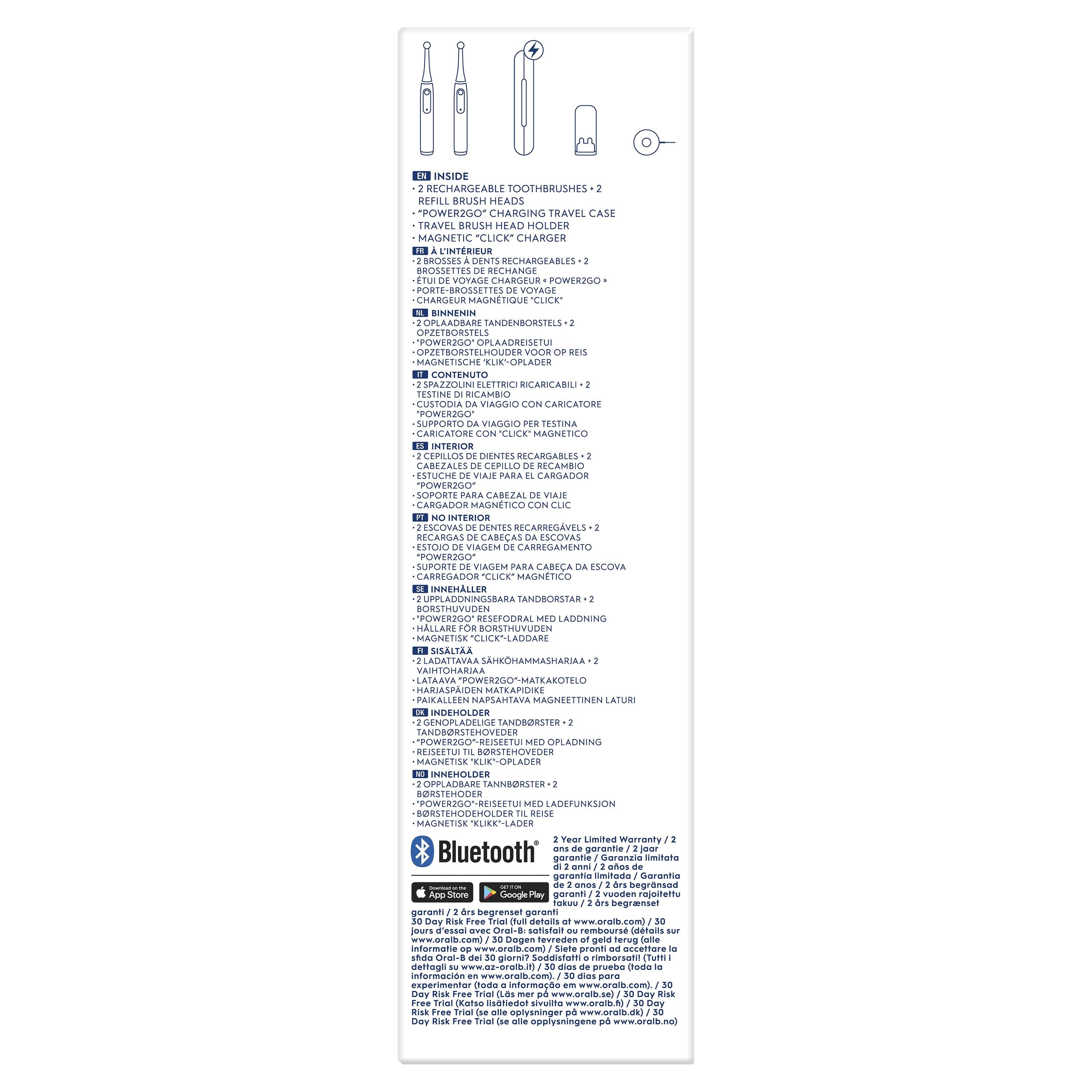 EAN 4210201411550 - Oral-B iO 80363731 cepillo eléctrico para dientes Adulto Cepillo dental oscilante Negro, Plata imagen 7