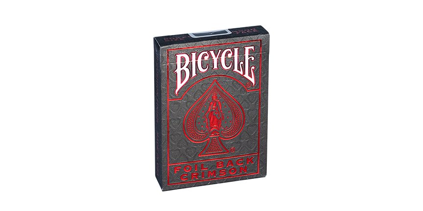 EAN 73854024409 - Bicycle METALLUXE CRIMSON RIDER BACK juego de cartas imagen 1