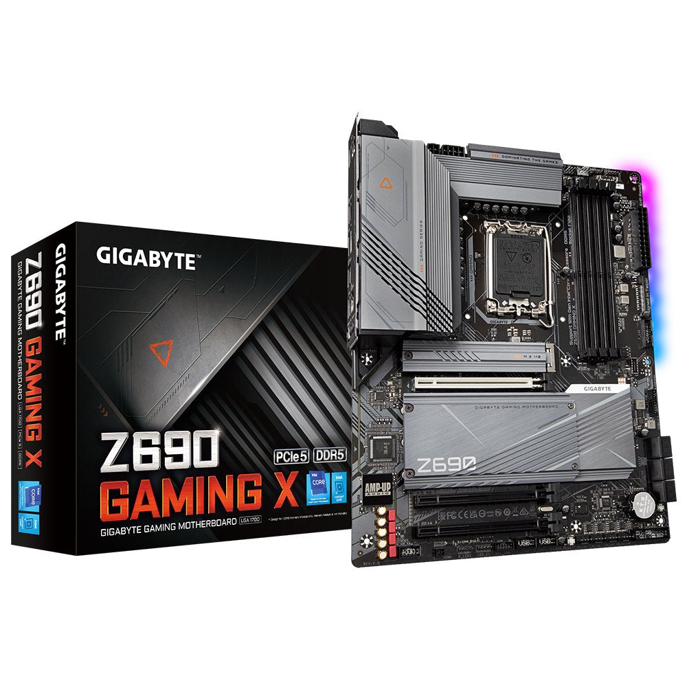 Placa Base Gigabyte Intel 1700 Z690 Gaming X  Atx,  4*Ddr5 4800,  M.2 4x4,  Usb3.2 Gen2