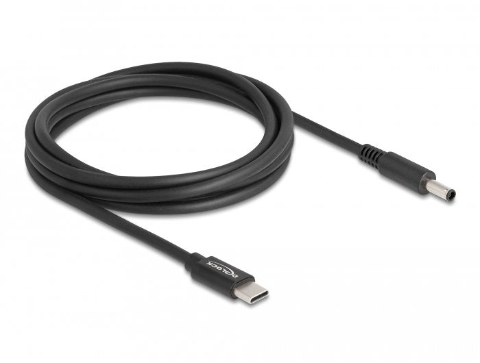 Delock Notebook Ladecable Usb Type-C Stecker Zu Dell 4,5 X 3,0 Mm Stecker