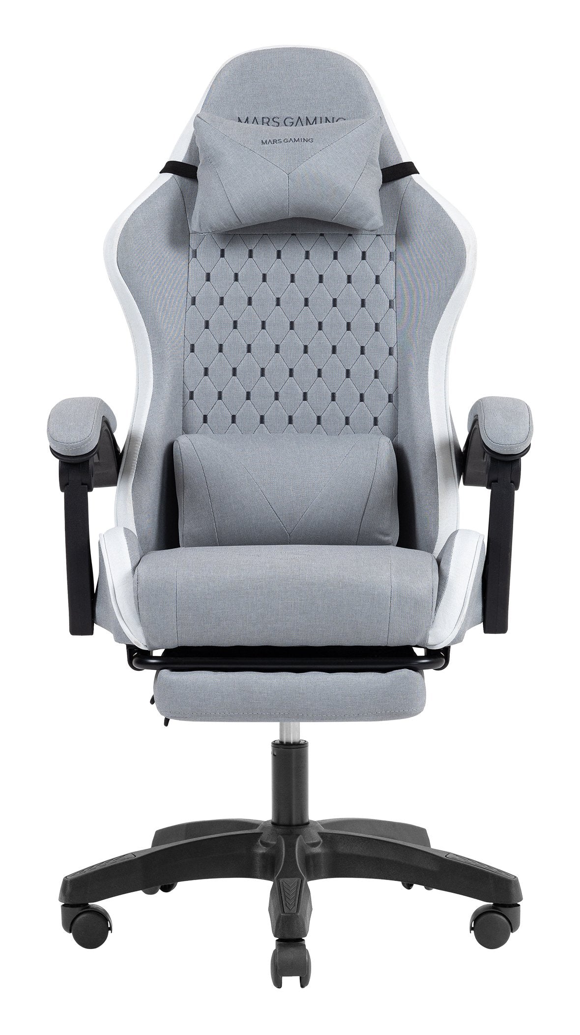 EAN 8435693112952 - Mars Gaming MGCXFSW silla para videojuegos Silla para videojuegos de PC Asiento acolchado Gris, Blanco imagen 1