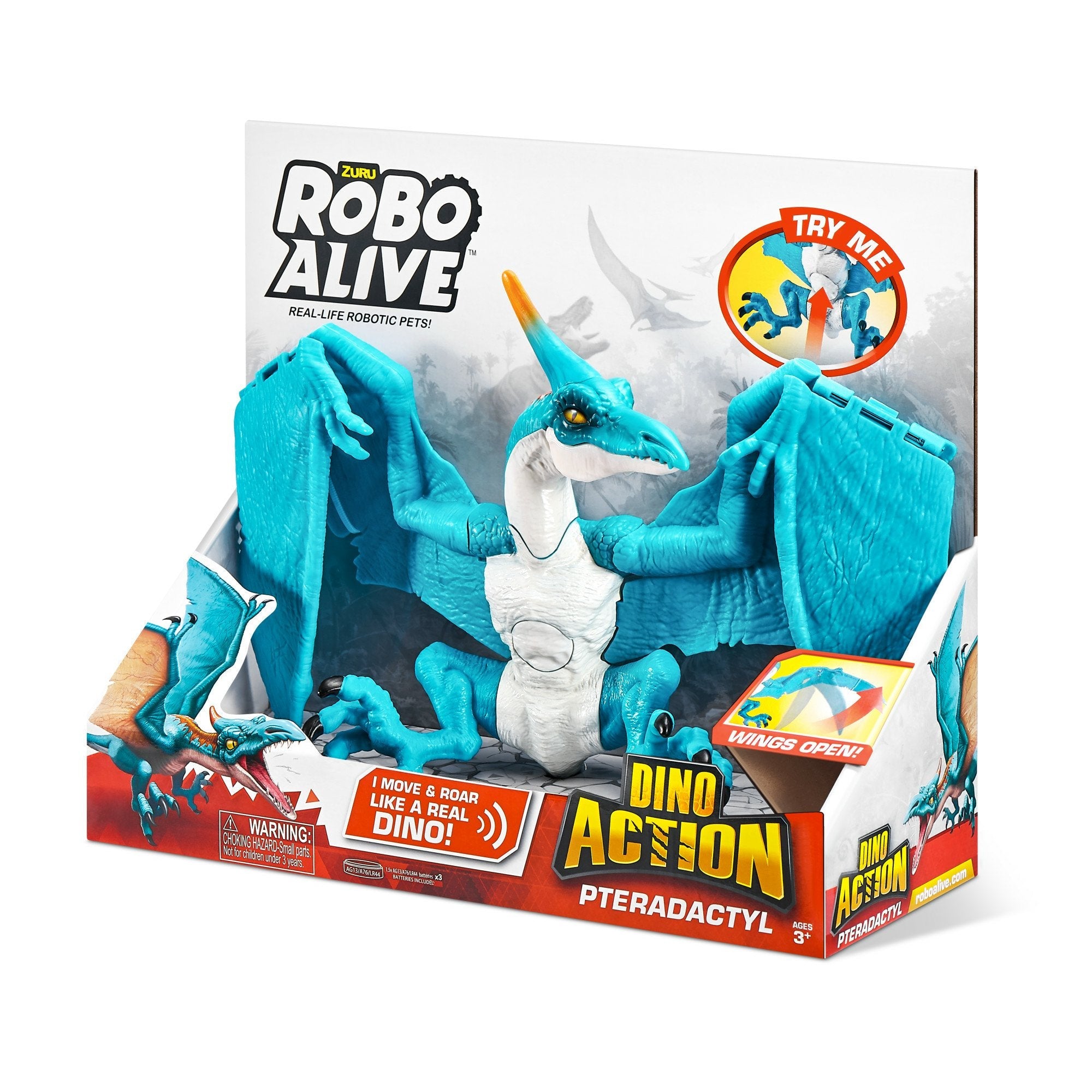 Zuru Robo Alive Dino Action Pteradactyl, Figura De Juguete 4894680021365.0