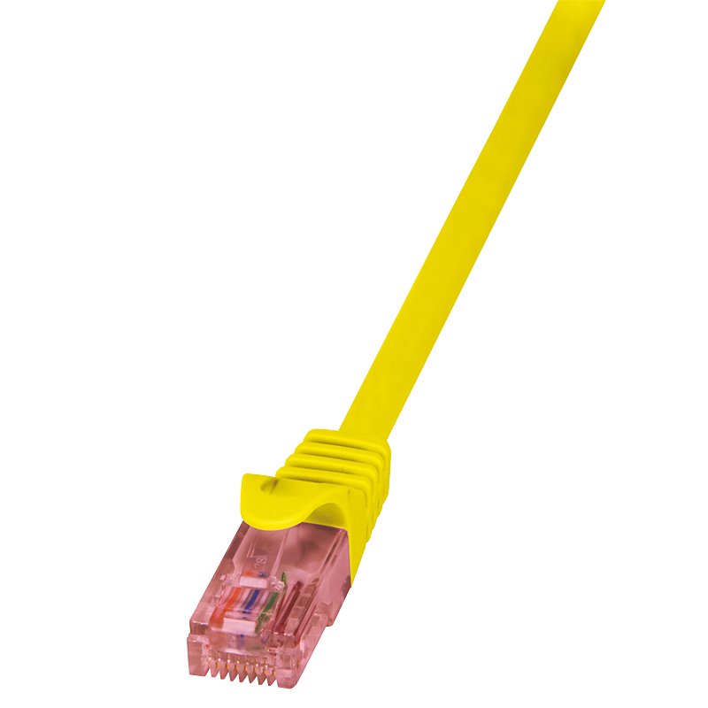 Patch Cable U/Utp Cat6 - 10m  Yellow - Lsoh