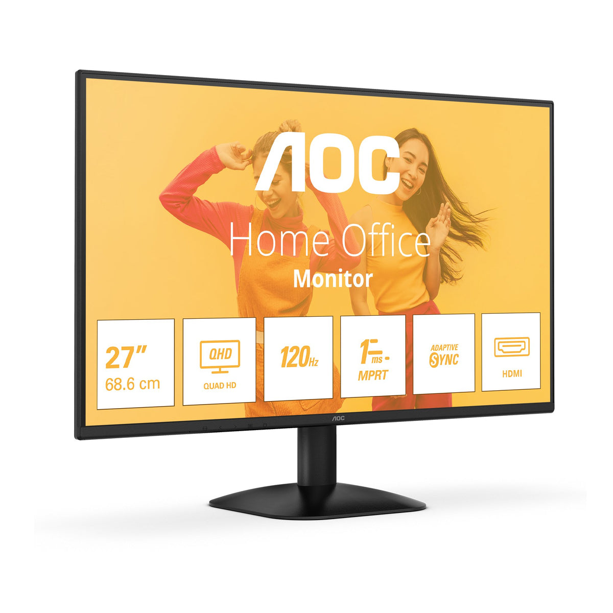 EAN 4038986182768 - AOC B3 Q27B35S3 pantalla para PC 68,6 cm (27") 2560 x 1440 Pixeles Quad HD LED Negro imagen 2