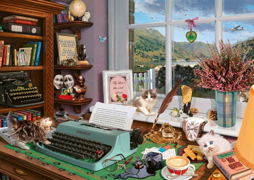 Puzzle Steve Read: Am Schreibtisch