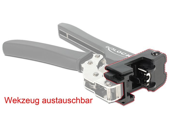 Delock 86211 Keystone Crimping Tool  For 86205 And 86179