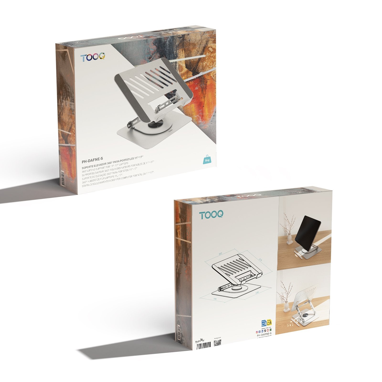 EAN 8433281016415 - TooQ PH-DAFNE-S soporte para ordenador portátil 43,2 cm (17") imagen 11