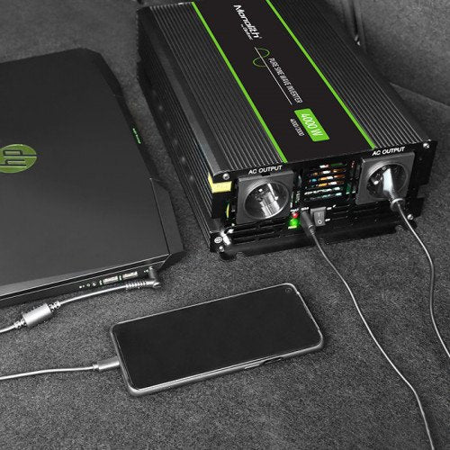 EAN 5901878519357 - Qoltec Monolith adaptador e inversor de corriente Auto 4000 W Negro imagen 3