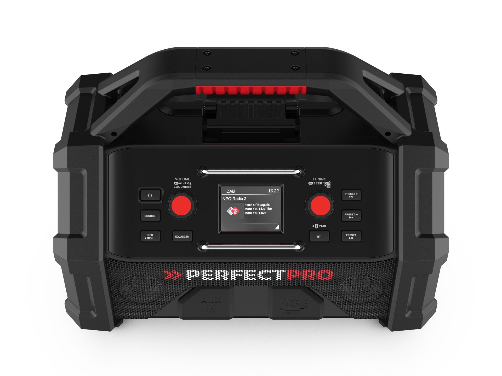 EAN 8719689465629 - Perfectpro ROCKTAGON Lugar de trabajo Digital Negro, Rojo imagen 16