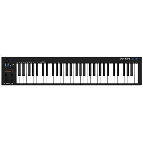 Nektar Gx61 Teclado Midi 61 Llaves Usb Negro