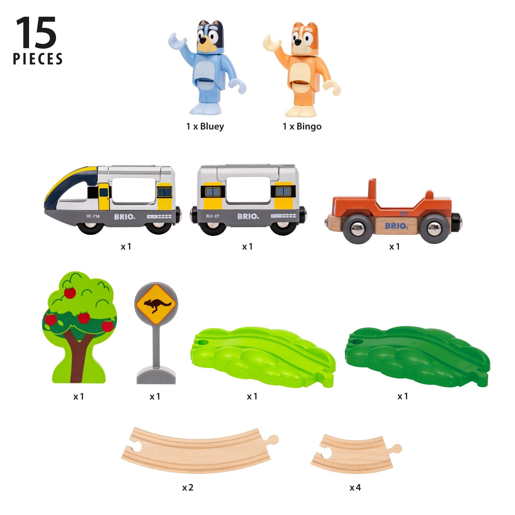 Ravensburger World - Bluey Zugset 63614400