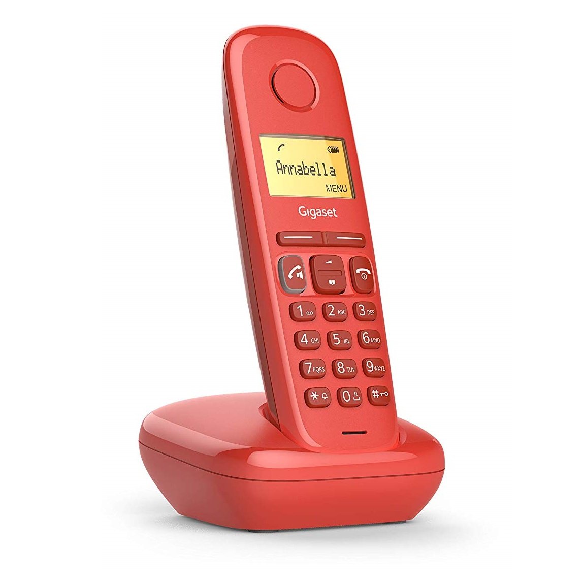 Gigaset A270 Teléfono Dect Rojo