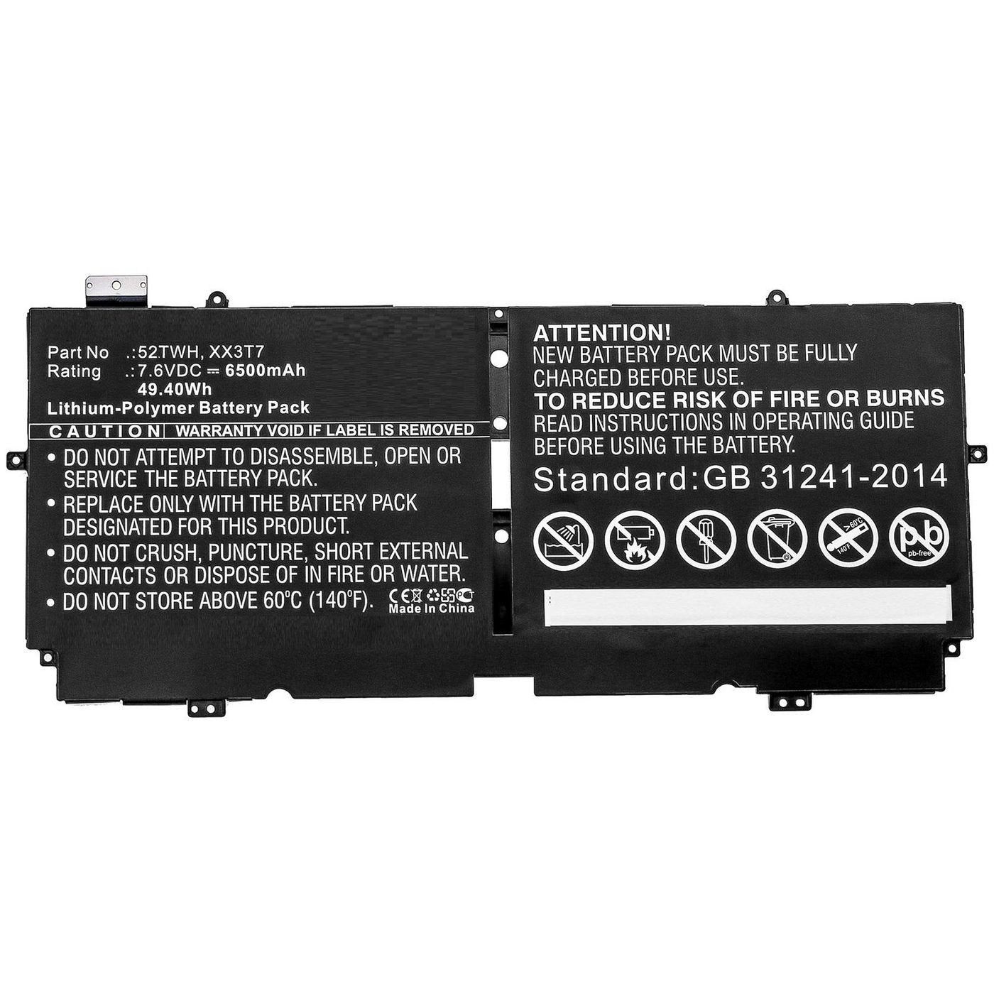 EAN 5704174371793 - CoreParts MBXDE-BA0222 refacción para laptop Batería imagen 1
