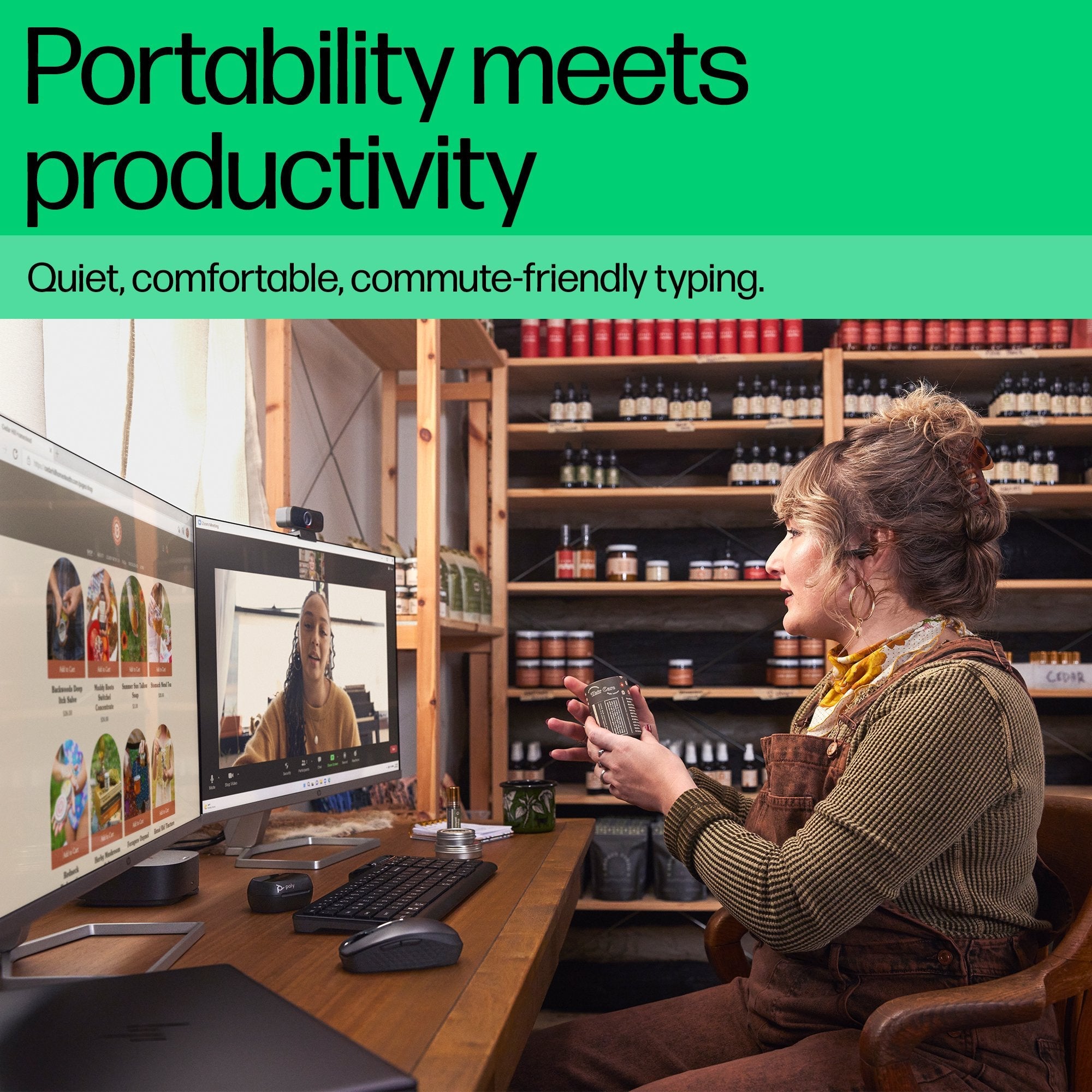 Teclado Hp Multidispositivo Bluetooth 460