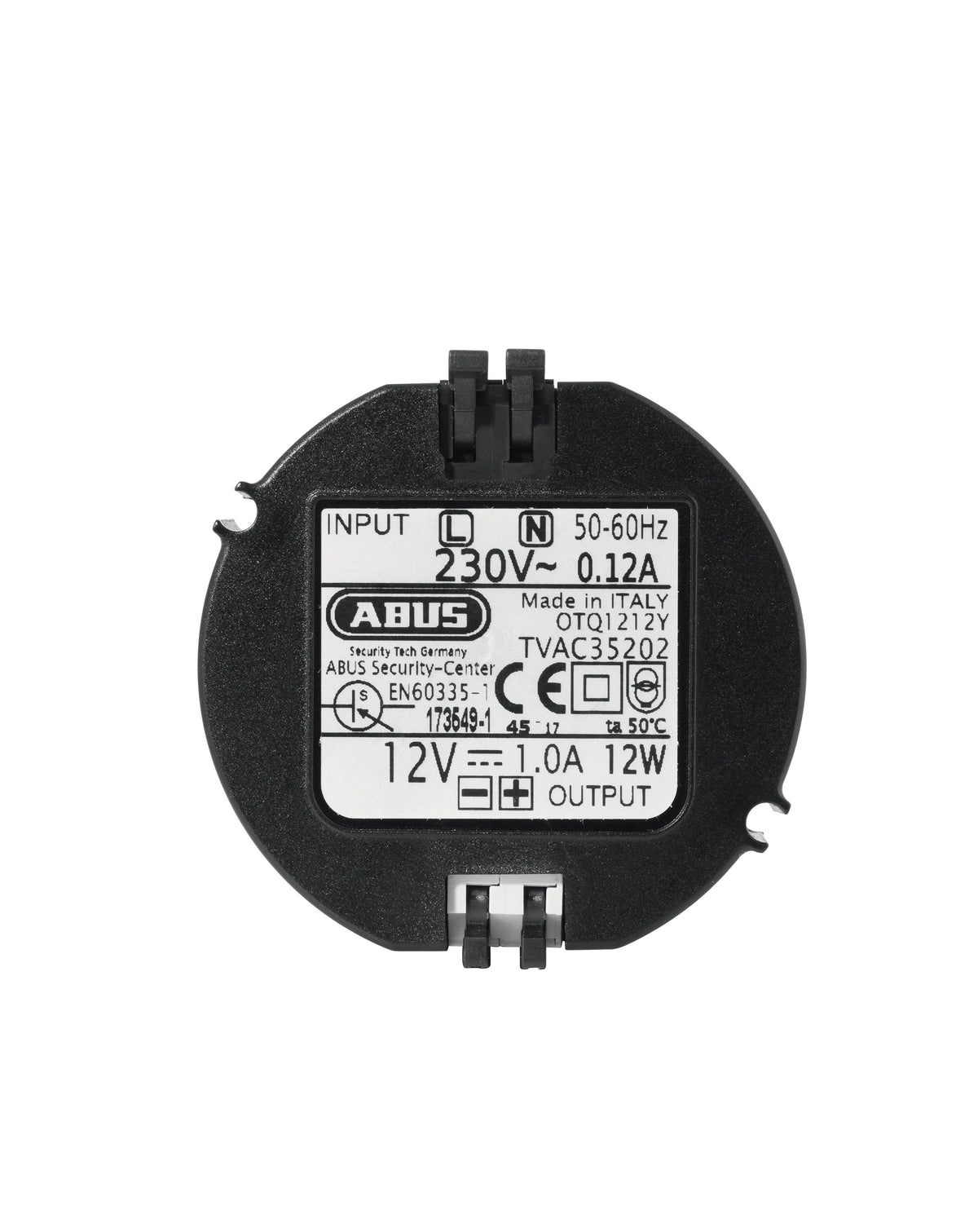 Abus Security-Center Mini-Clip-Einbaunetzteil 12v 1a