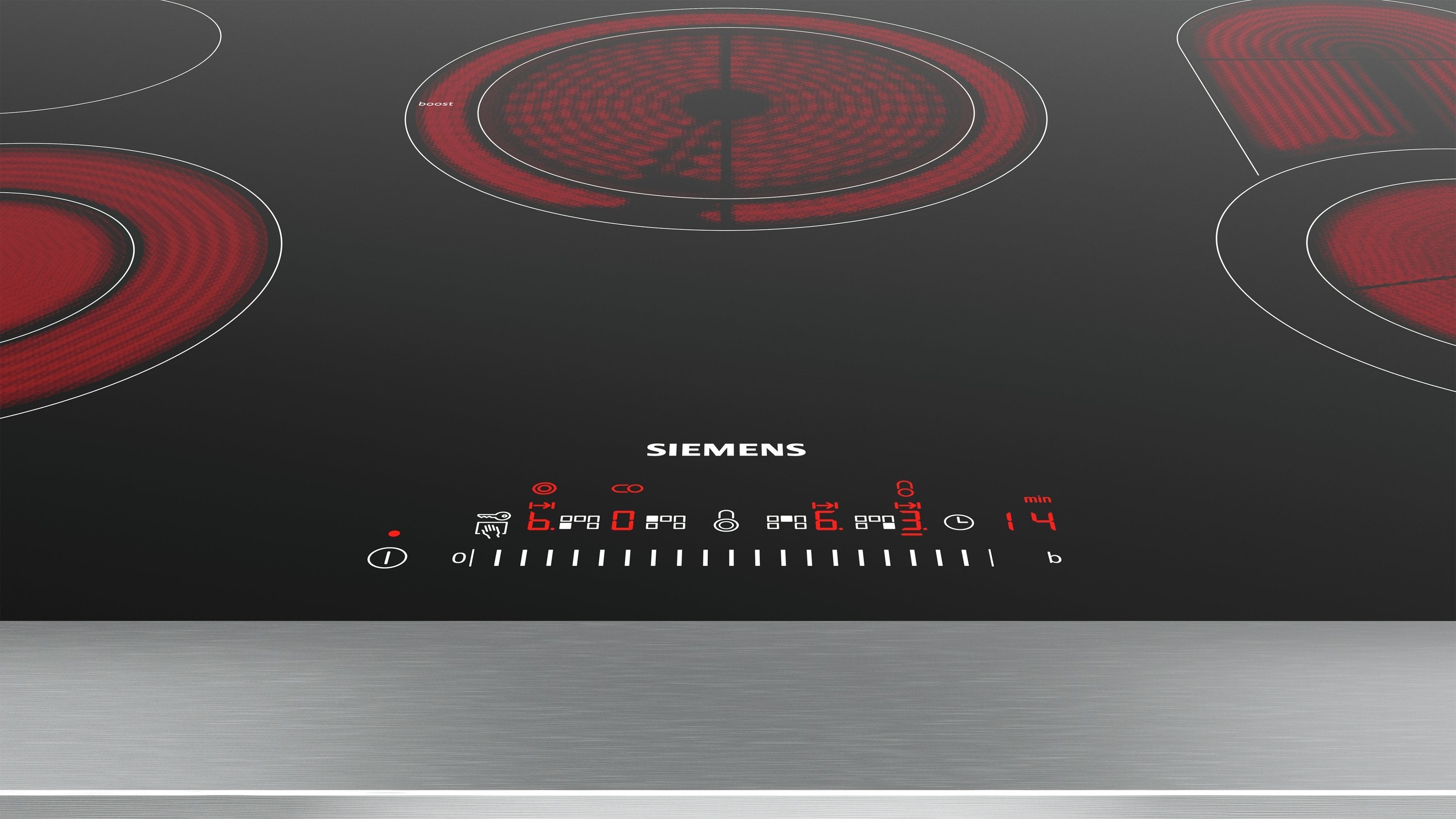 Siemens Et801fcp1d, Iq300, Placa De Cocina Autónoma Negra, 80cm Et801fcp1d