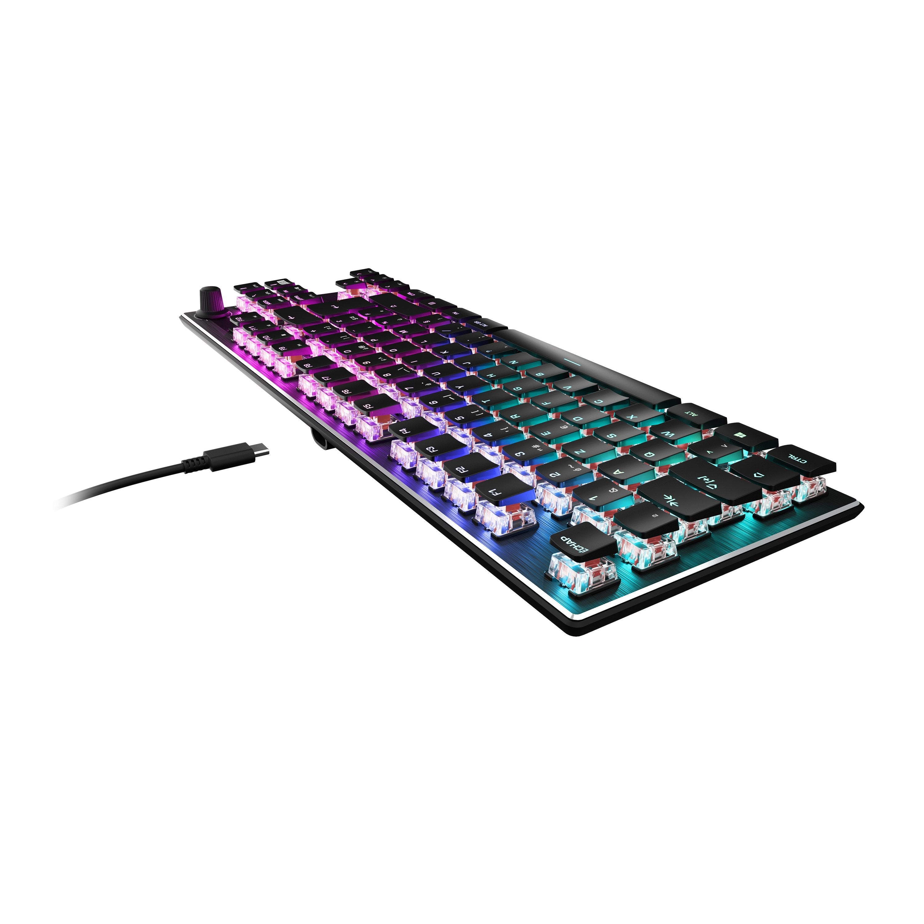Turtle Beach Vulcan Tkl, Teclado De Juegos Negro, De-Layout, Titan Red Tbk-2001-02-De