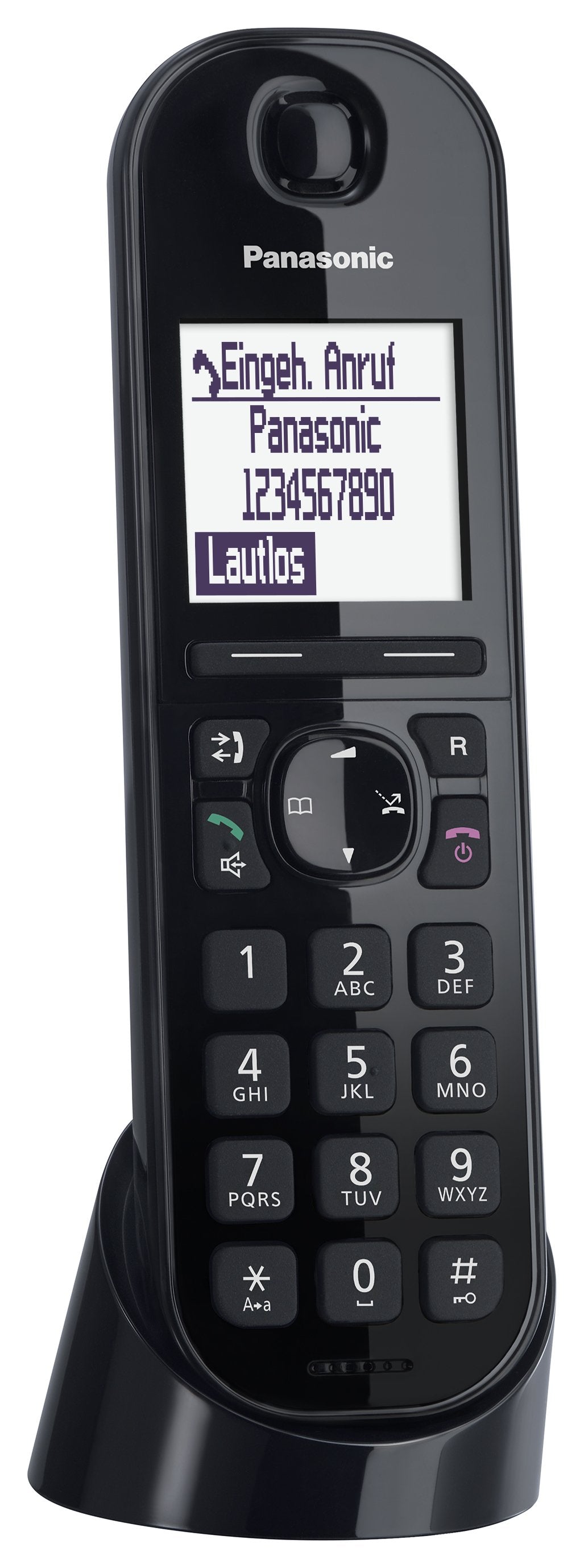Teléfono Panasonic Kx-Tgq200gb Negro Cat-Iq 2.0