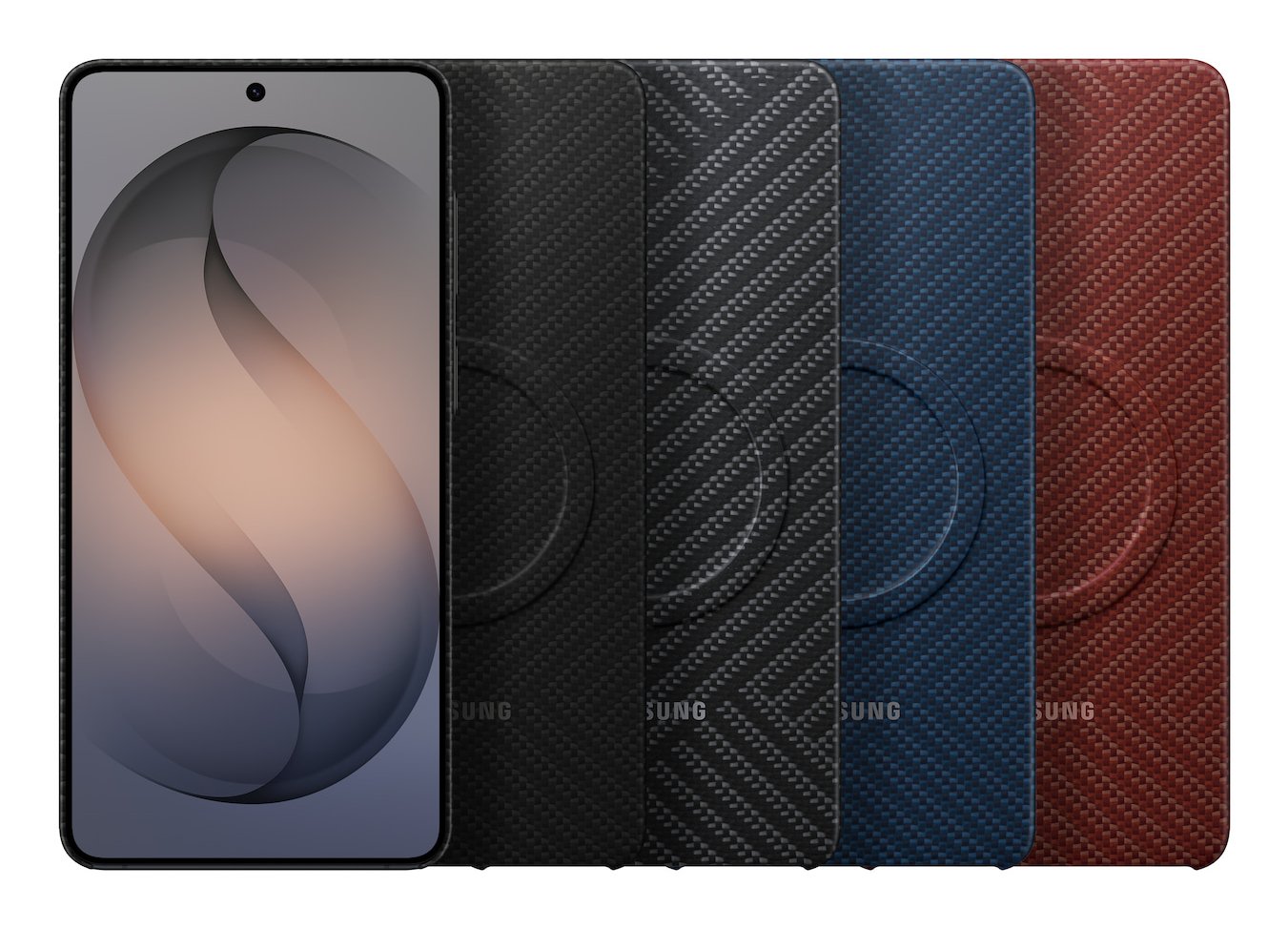 Samsung Carbon Magnet Case Galaxy S26+, Dark Blue