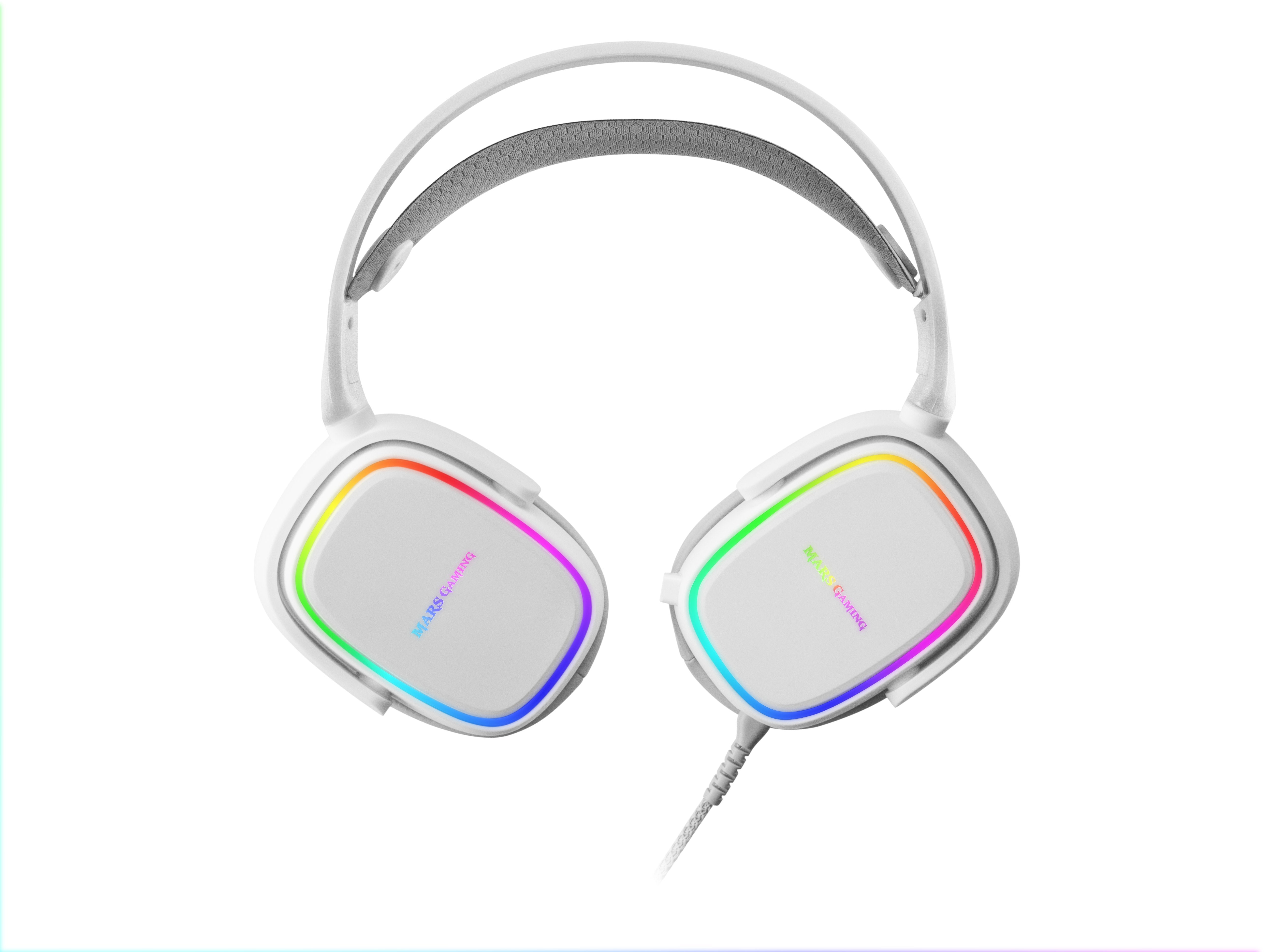 Auriculares Gaming Con Micrófono Mars Gaming Mhaw Jack 3.5 Blancos