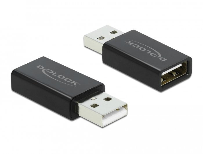 Delock Usb 2.0 Adaptador Typ-A Macho A Typ-A Hembra Datenblocker