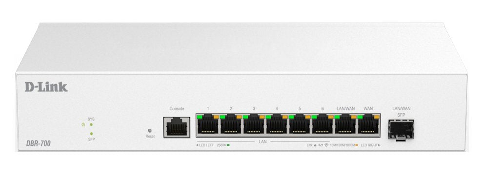 EAN 0790069477430 - D-Link DBR-700 router 2.5 Gigabit Ethernet Blanco imagen 1