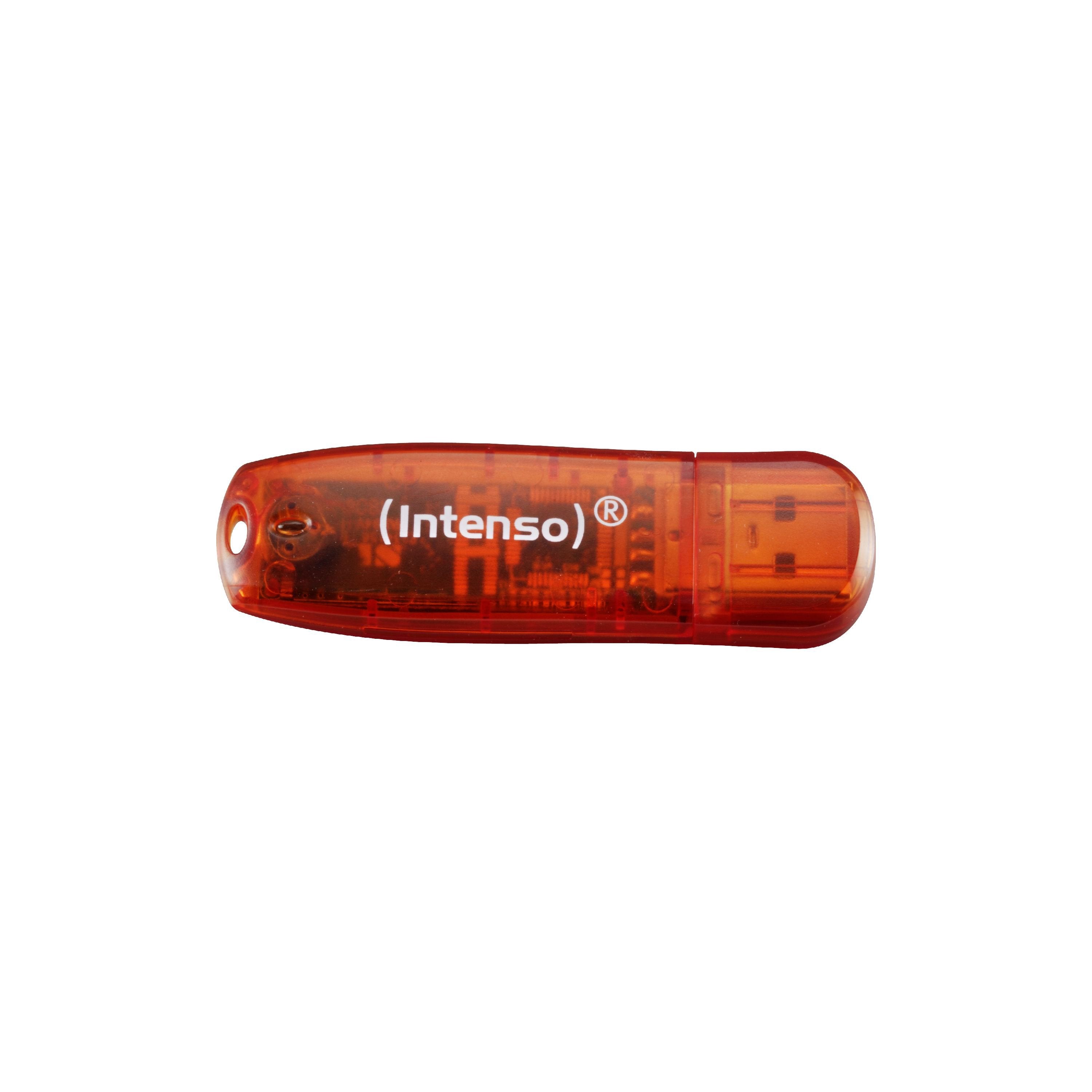 Pendrives Intenso 2.0 Rainbow Line 3 X 32 Gb Amarillo Rojo Negro