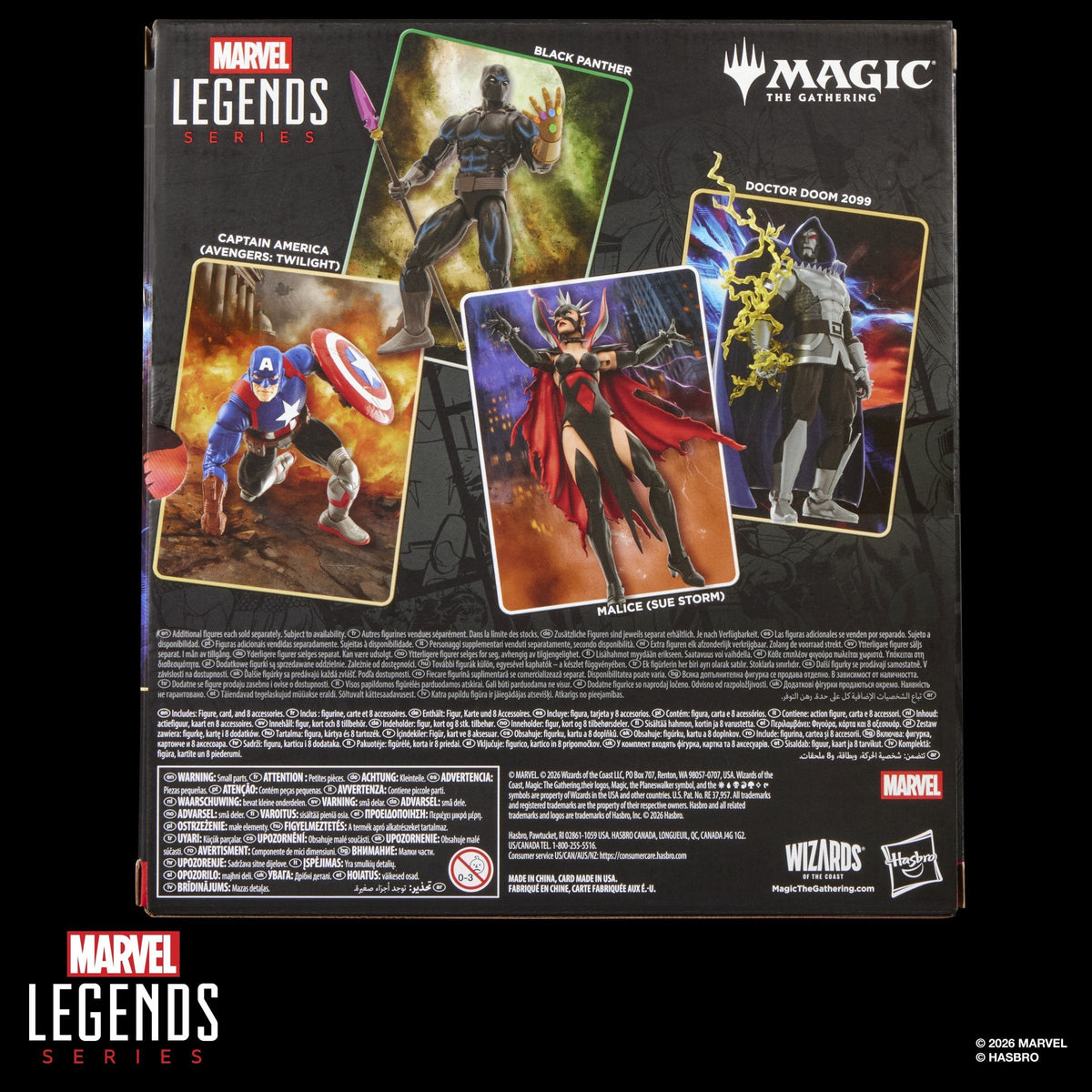 Figura Hasbro Marvel Legends Series X Magic: The Gathering Dr. Doom 2099