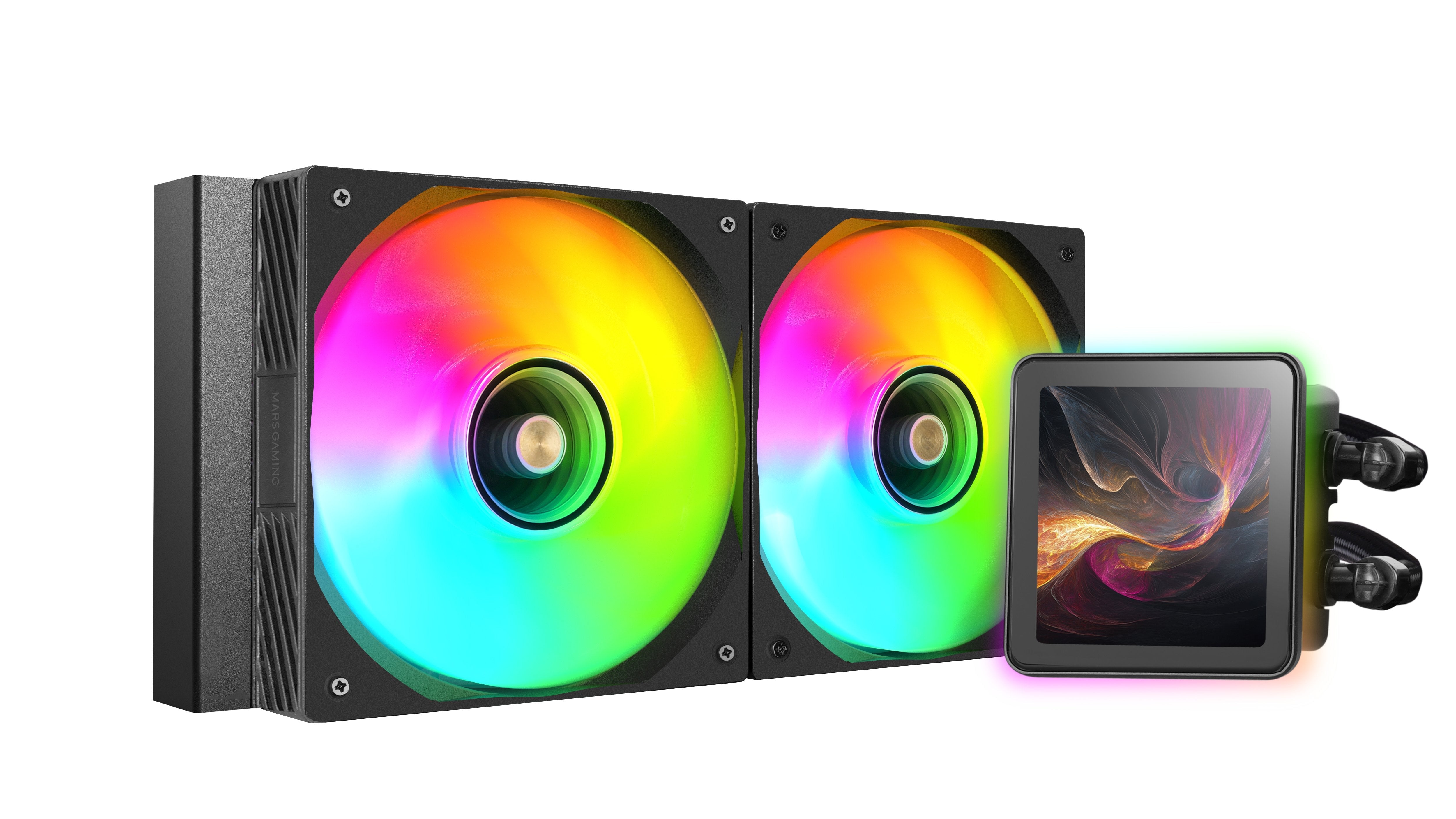 Refrigeración Líquida Cpu Mars Gaming Ml-Visionpro240   Todo En Uno 12 Cm Negro 1 Pieza(S)