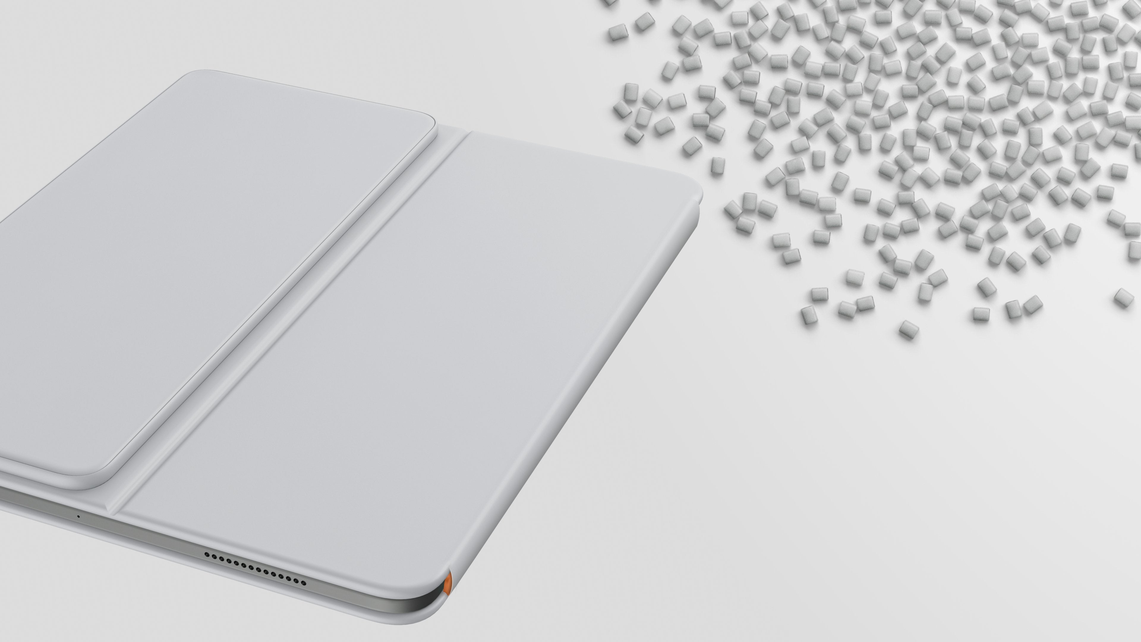 Flip Folio - Pale Grey-Fra-Bt