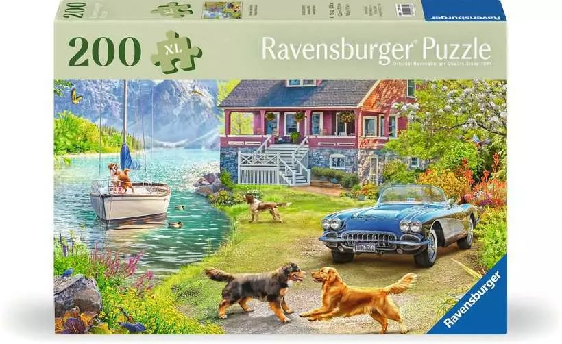 Ravensburger Se Siente Bien Y Rompecabezas - Summerhaus Am Ver 200 Partes 12001370