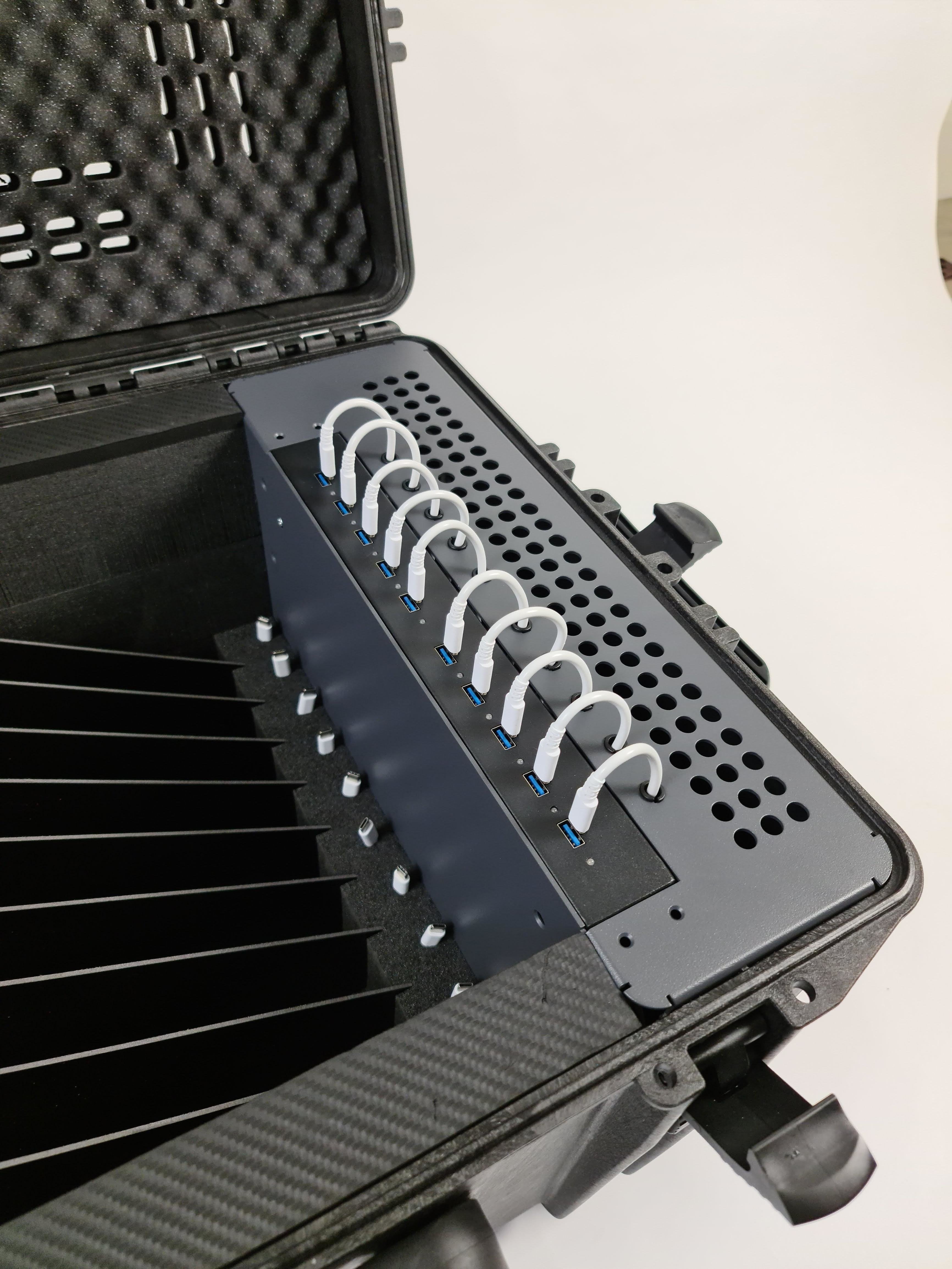 Notecase 10 Laptops With  Schuko Power Sockets