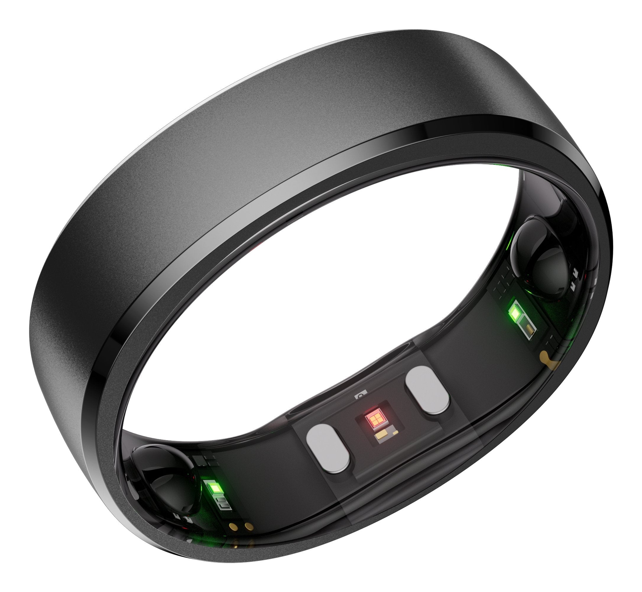 Anillo Inteligente Ringconn Gen2, Negro, Verde 11