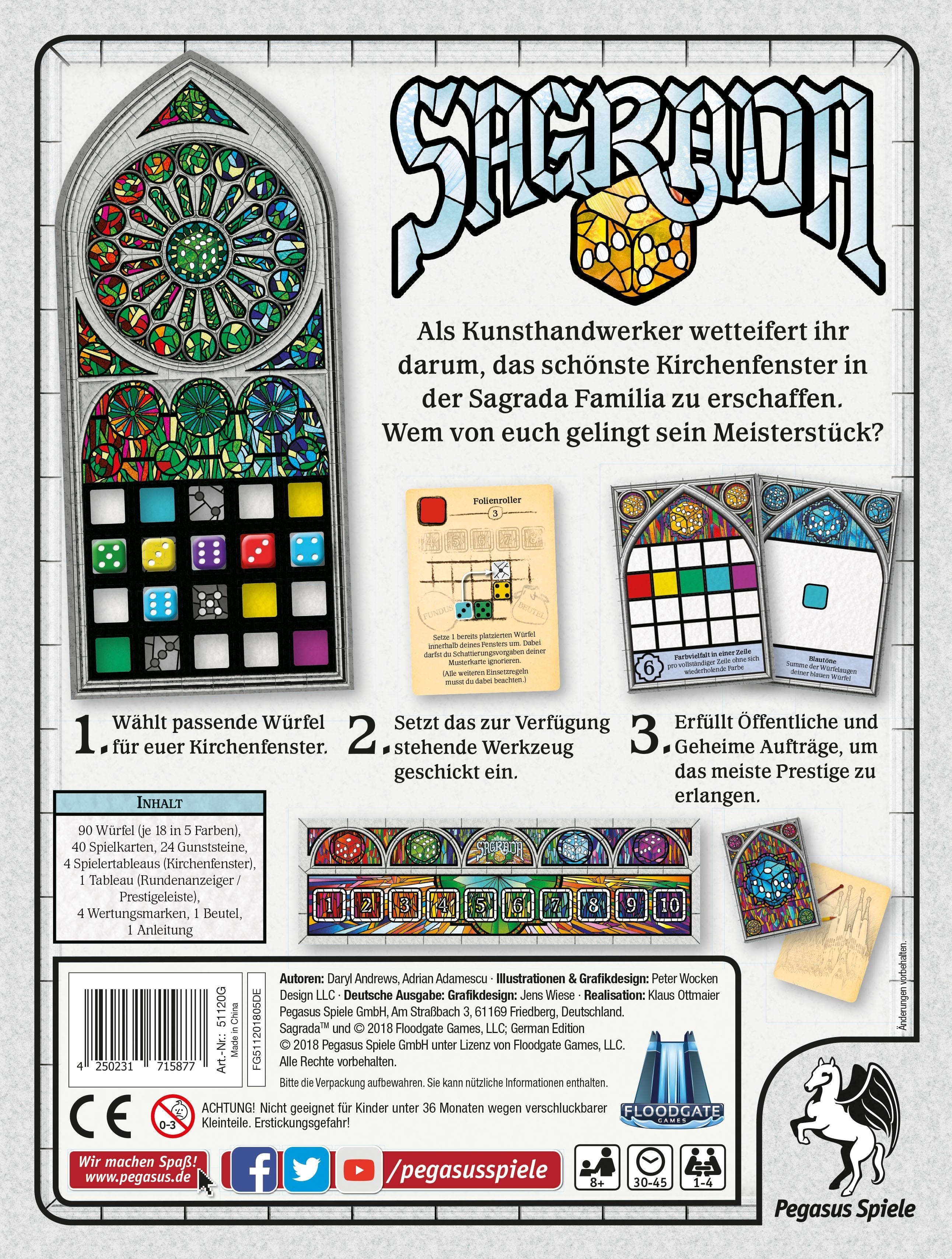 Pegaso Sagrada, Juego De Mesa 51120g