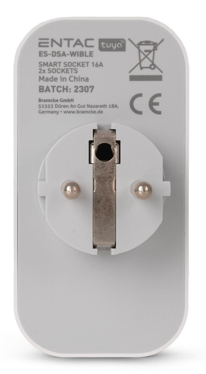 Entac Wifi Meckdosenadaptador 2-Fach