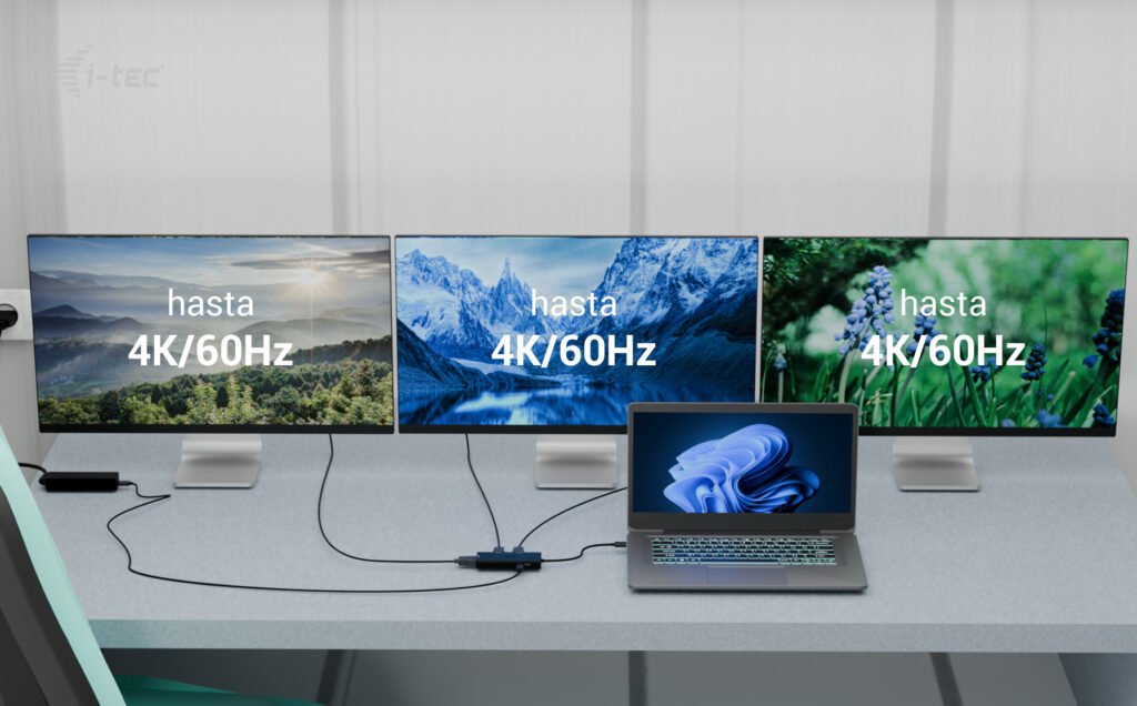 I-Tec Usb-C Triple 4k Hdmi Video Adapter 3x Hdmi 4k 60hz Pd 100w