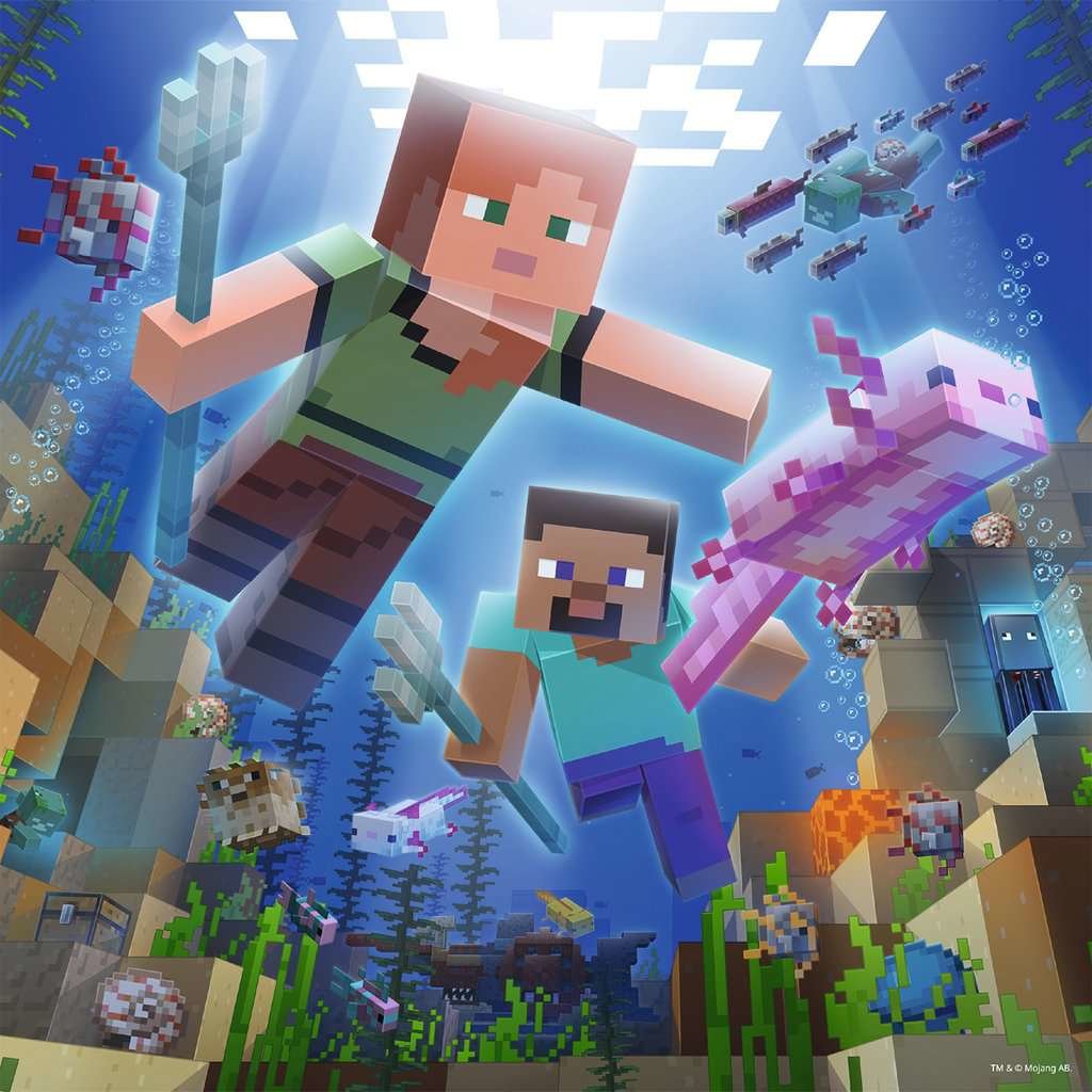 Puzzle Minecraft 3x49pzs