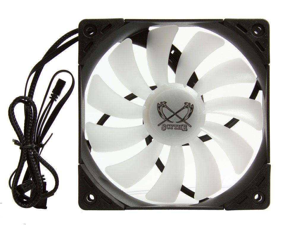 EAN 4571225056876 - Scythe SU1225FD12MR-RH sistema de refrigeración para ordenador Universal Ventilador 12 cm Negro, Blanco 1 imagen 3