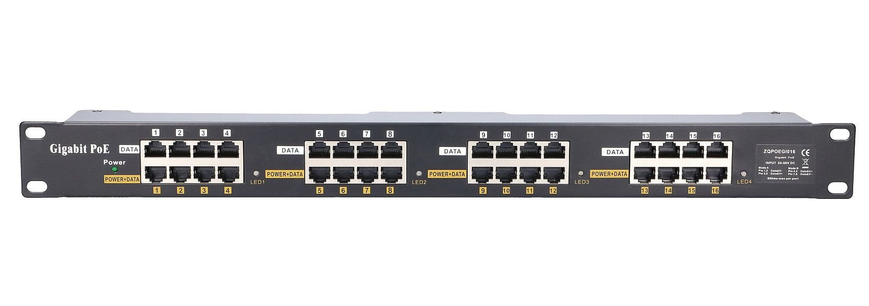 EAN 5902560362008 - Extralink EX.2008 adaptador e inyector de PoE Ethernet rápido, Gigabit Ethernet 24 V imagen 1