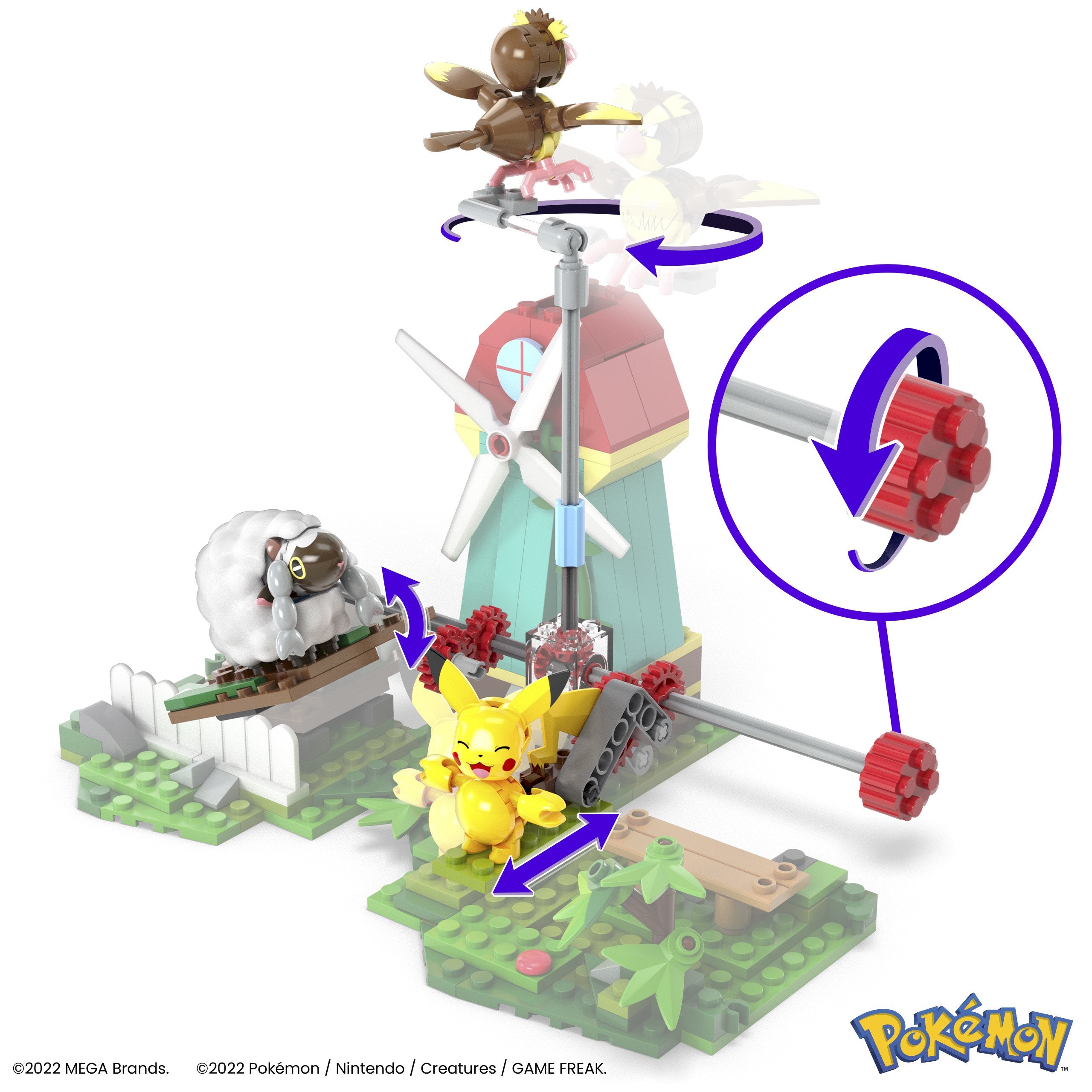 Mega Construx Pokémon Granja De Molino De Viento Hkt21