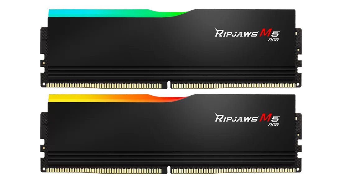 Memoria G.Skill D5 32gb 6000-36 Ripjaws M5 Rgb Bk K2 Gsk F5-6000j3648d16gx2-Rm5rk, Ripjaws M5 Rgb, Intel Xmp F5-6000j3648d16gx2-Rm5rk