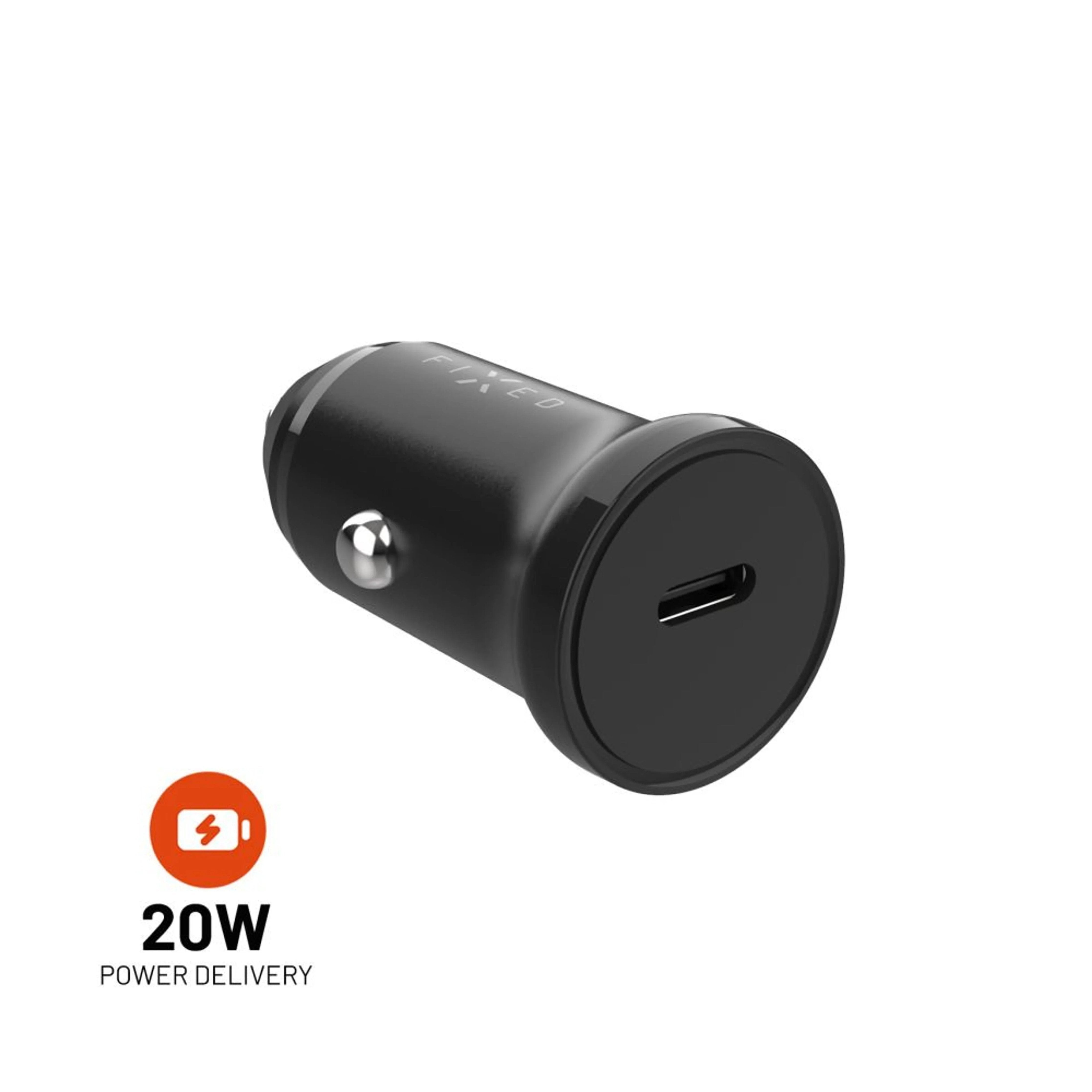 EAN 8591680164592 - FIXED FIXCC20N-C-BK cargador de dispositivo móvil Universal Negro Encendedor de cigarrillos Carga rápida  imagen 1