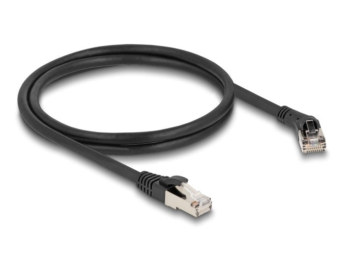 Delock Rj45 Cable De Red Cat.8.1 S/Ftp Macho 45° Nach Rechts Angular