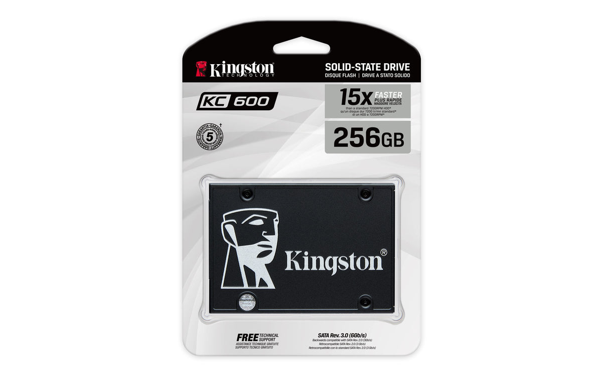 EAN 0740617300161 - Kingston Technology KC600 256 GB 2.5" Serial ATA III 3D TLC imagen 3