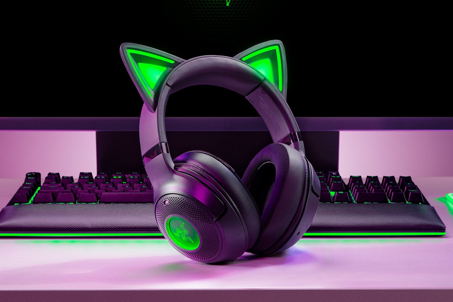 Auriculares Razer Kraken Kitty V2 Bt Negro (Rz04-04860500-R3m1)